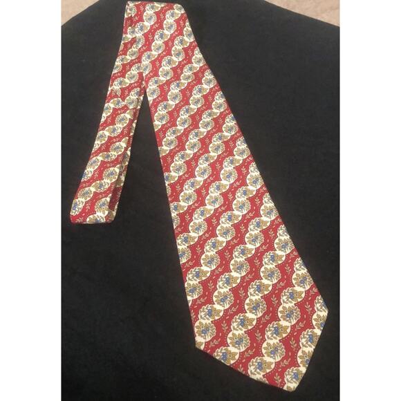 Loris Azzaro Vintage 100% Silk Paris Designer Tie - Picture 3 of 4